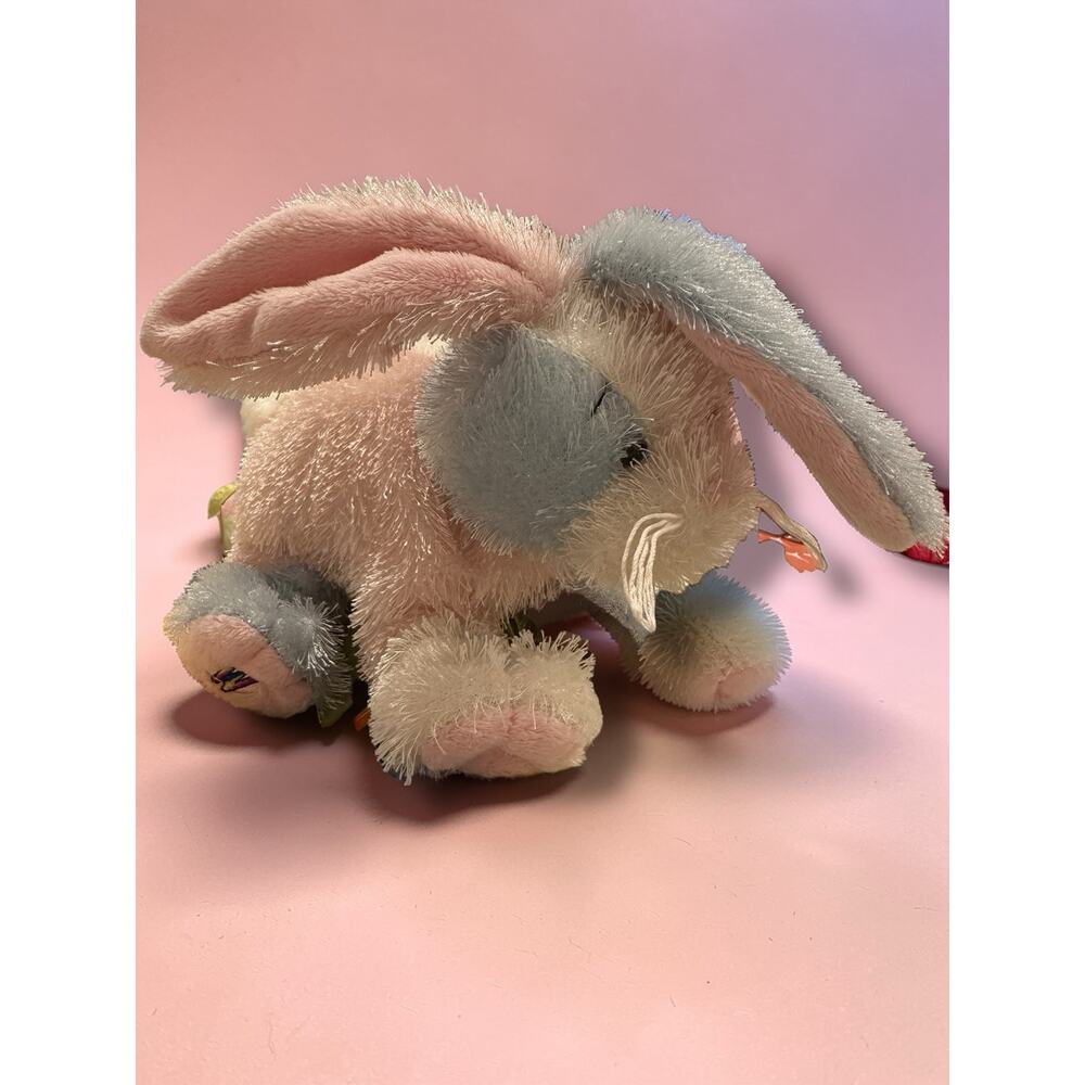 Webkinz Bunny Plush Pastel Pink Blue Ganz Stuffed Animal No Code